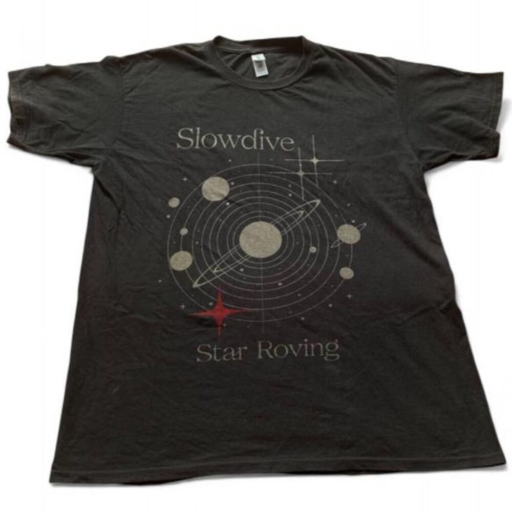 American-vintage Men's Black and Grey T-shirt